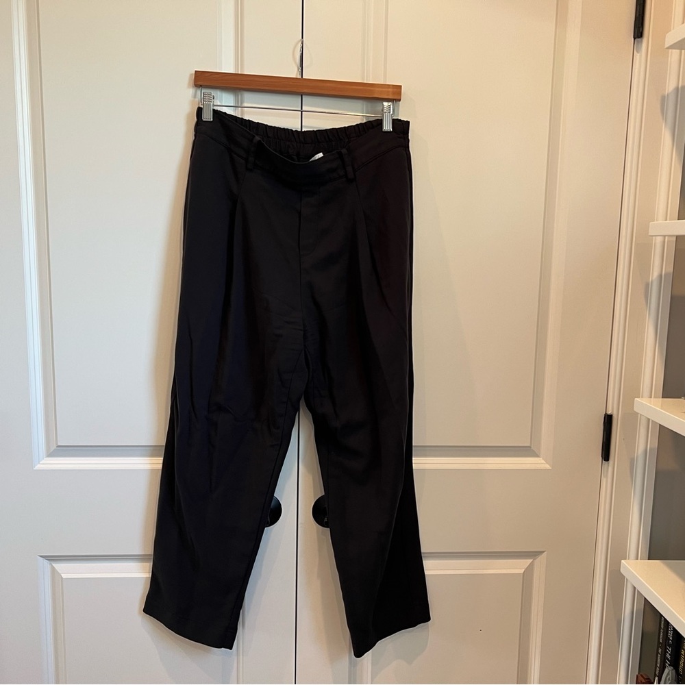 Amour Vert Women's Black Wide Leg Pants